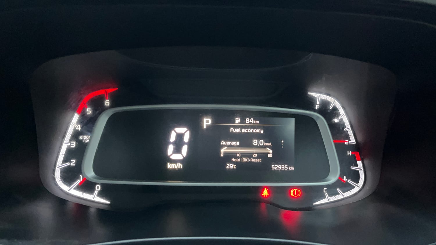 Used 2023 Kia Sonet GTX Plus 1.5 AT Diesel Automatic interior CLUSTERMETER VIEW