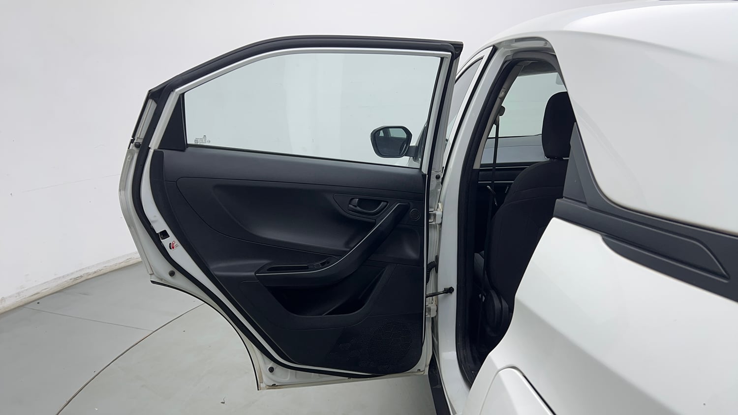Used 2024 Tata Nexon Smart Plus 1.2 Petrol 6AMT Petrol Automatic interior LEFT REAR DOOR OPEN VIEW