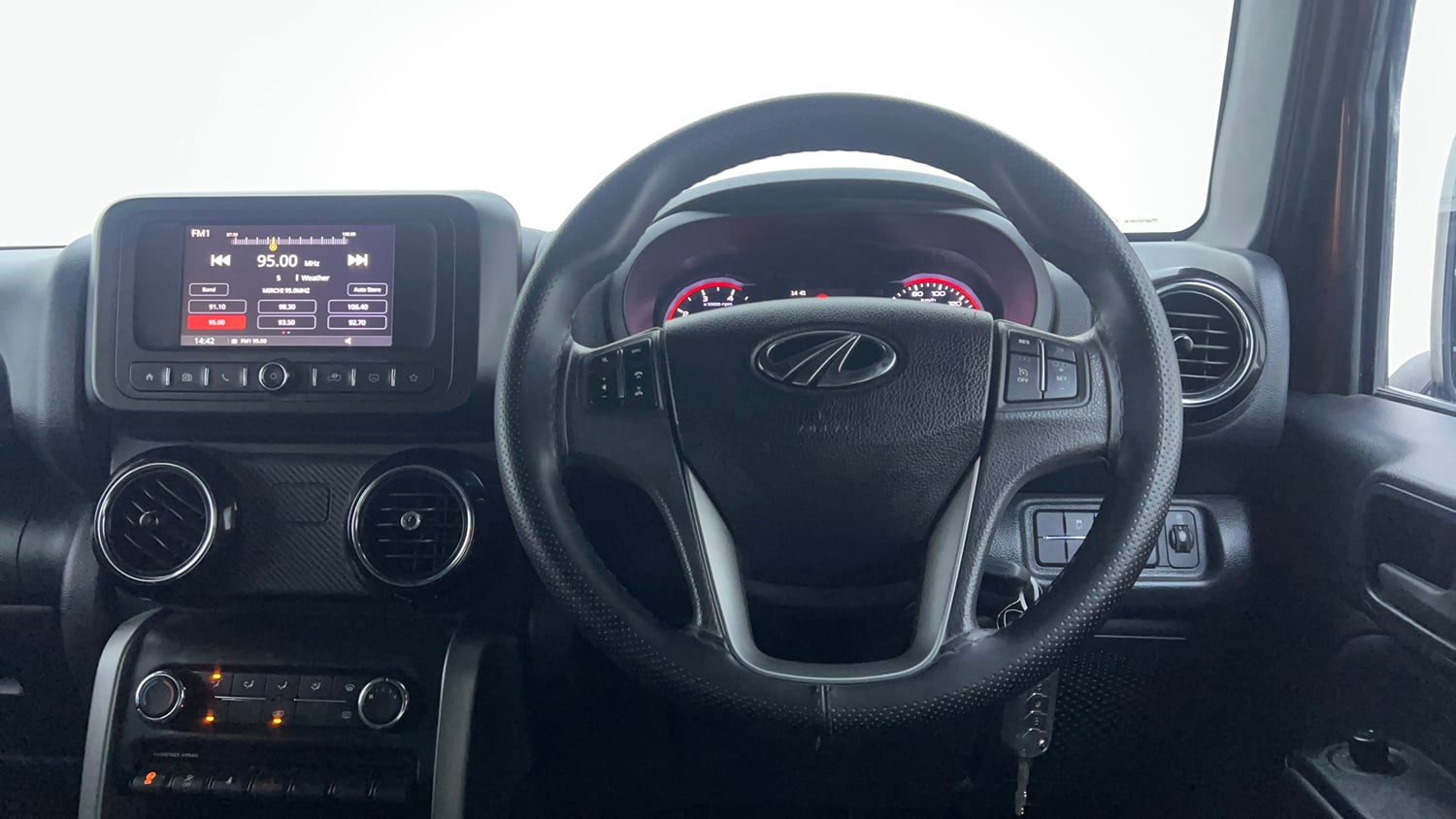 Used 2022 mahindra Thar LX Hard Top Diesel AT 4WD Diesel Automatic interior STEERING VIEW