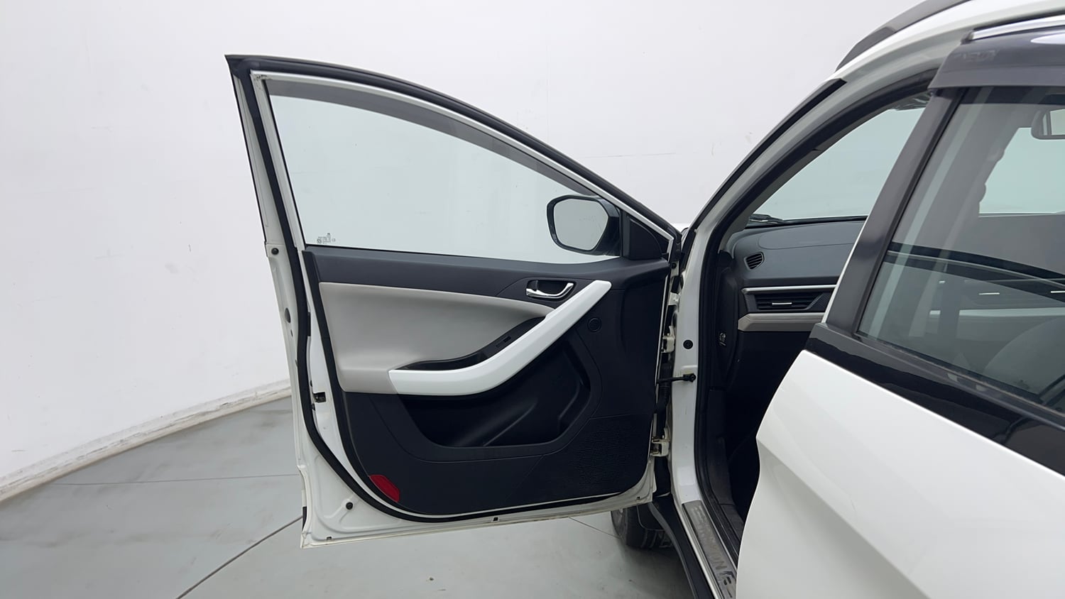 Used 2024 Tata Nexon Creative Plus 1.2 Revotron Petrol 7DCA Petrol Automatic interior LEFT FRONT DOOR OPEN VIEW