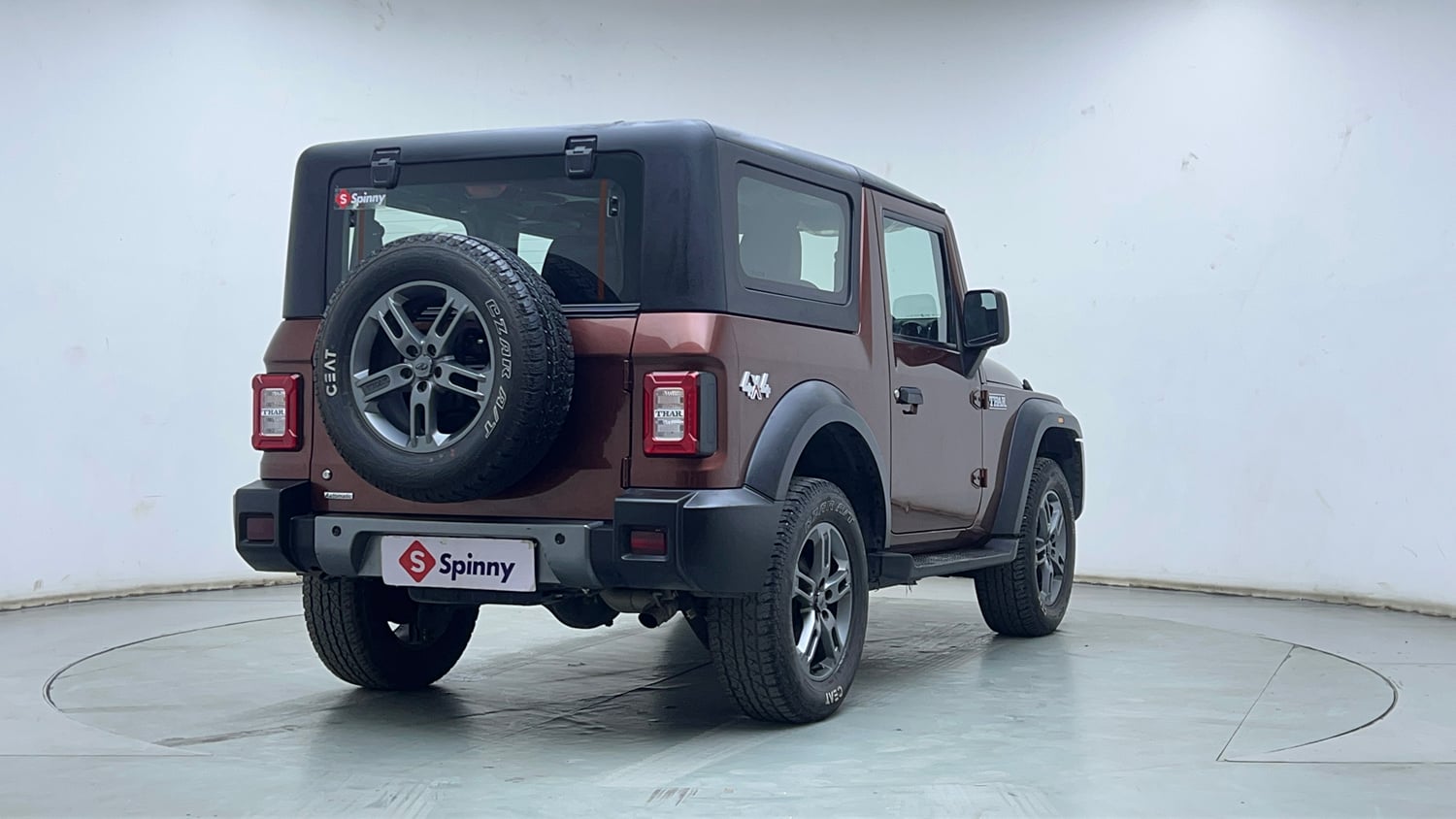 Used 2022 mahindra Thar LX Hard Top Diesel AT 4WD Diesel Automatic exterior RIGHT REAR CORNER VIEW