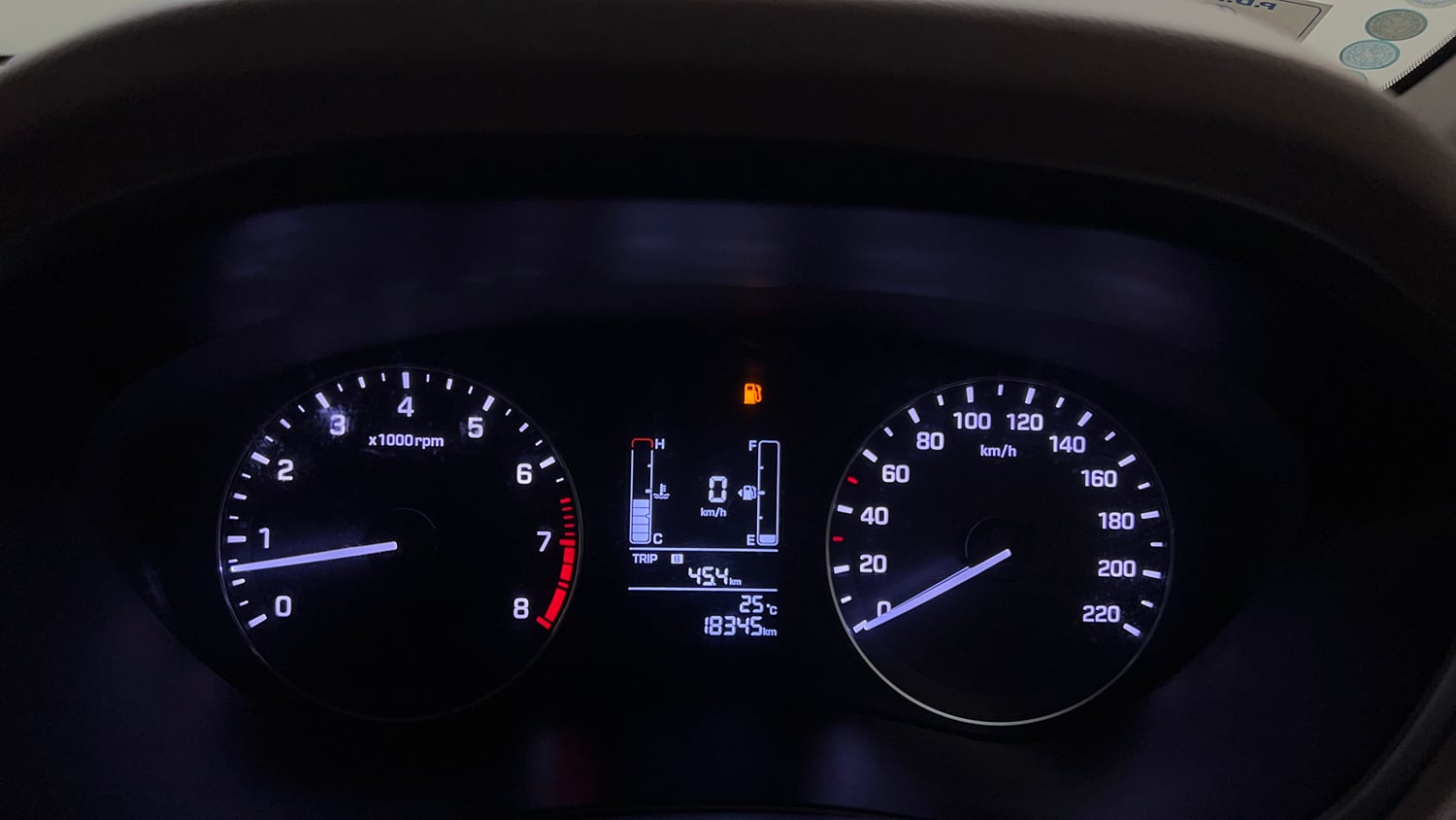 Used 2016 Hyundai Elite i20 Sportz 1.2 Petrol Manual interior CLUSTERMETER VIEW
