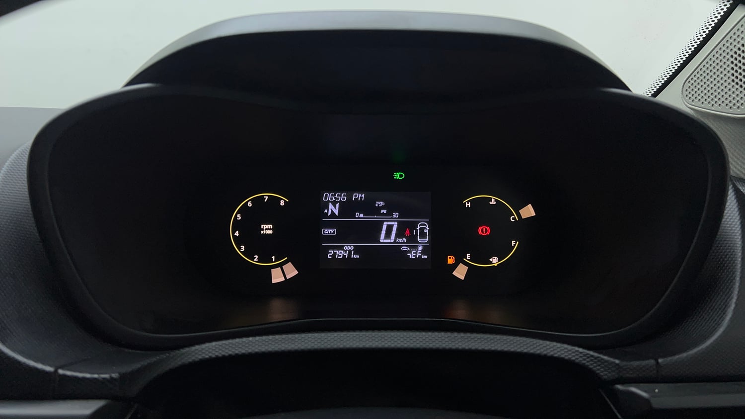 Used 2024 Tata Nexon Smart Plus 1.2 Petrol 6AMT Petrol Automatic interior CLUSTERMETER VIEW