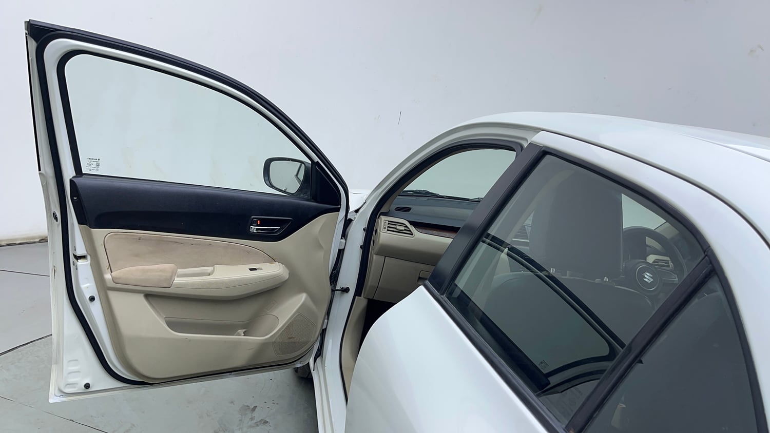 Used 2017 Maruti Suzuki Dzire VXi Petrol Manual interior LEFT FRONT DOOR OPEN VIEW
