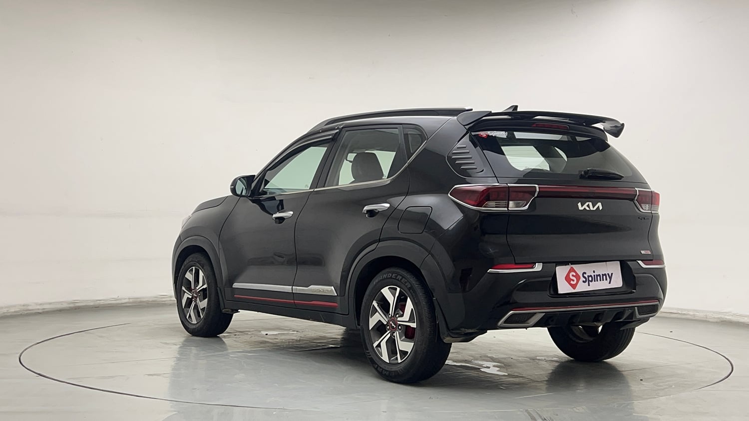 Used 2023 Kia Sonet GTX Plus 1.0 Turbo Petrol DCT Petrol Automatic exterior LEFT REAR CORNER VIEW