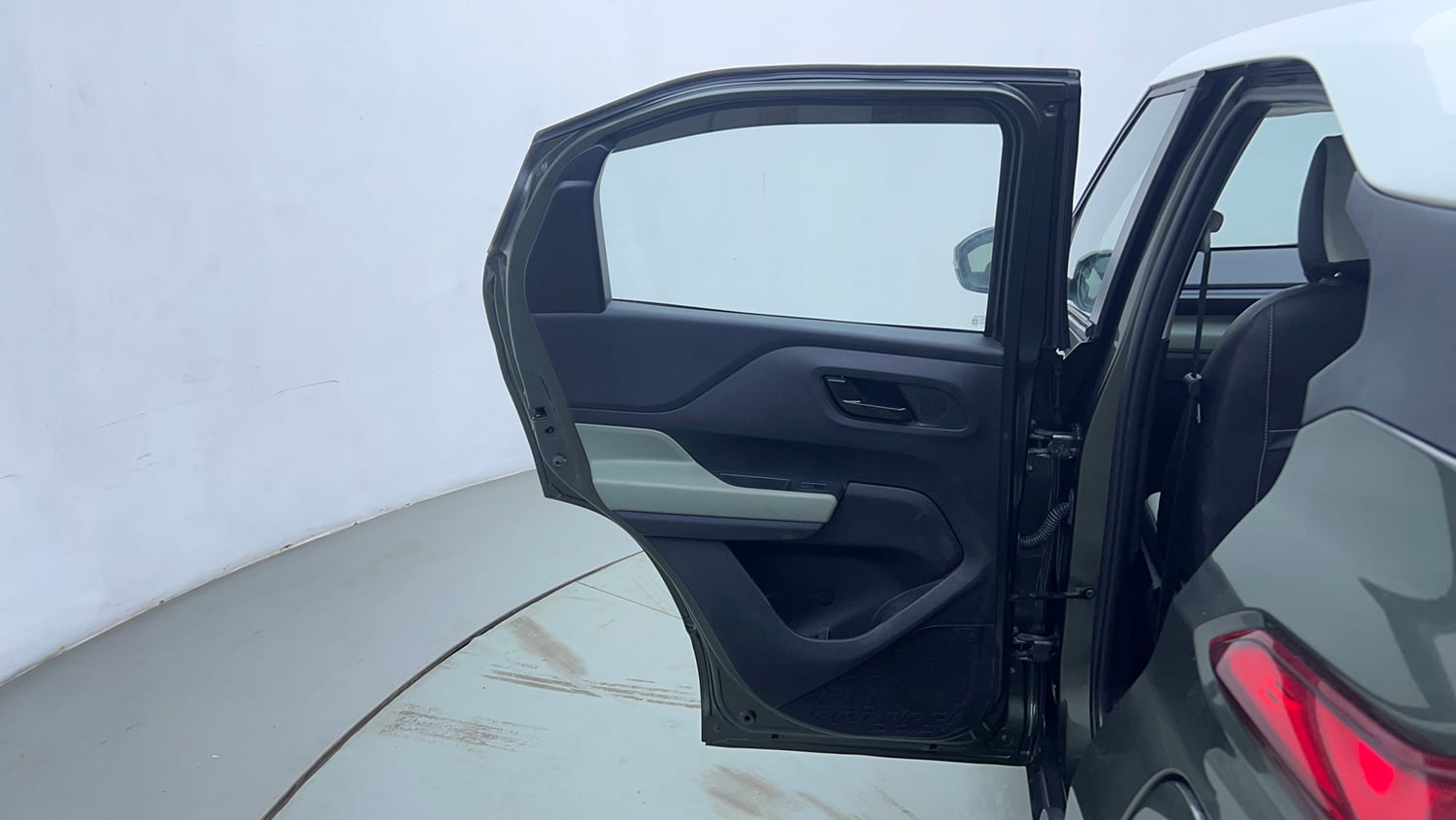 Used 2022 Tata Punch Camo Accomplished Dazzle AMT Petrol Automatic interior LEFT REAR DOOR OPEN VIEW