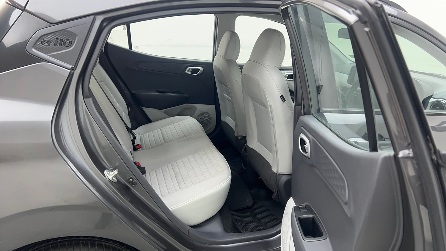 Used 2024 Hyundai Grand i10 Nios Sportz 1.2 Kappa AMT Petrol Automatic interior RIGHT SIDE REAR DOOR CABIN VIEW