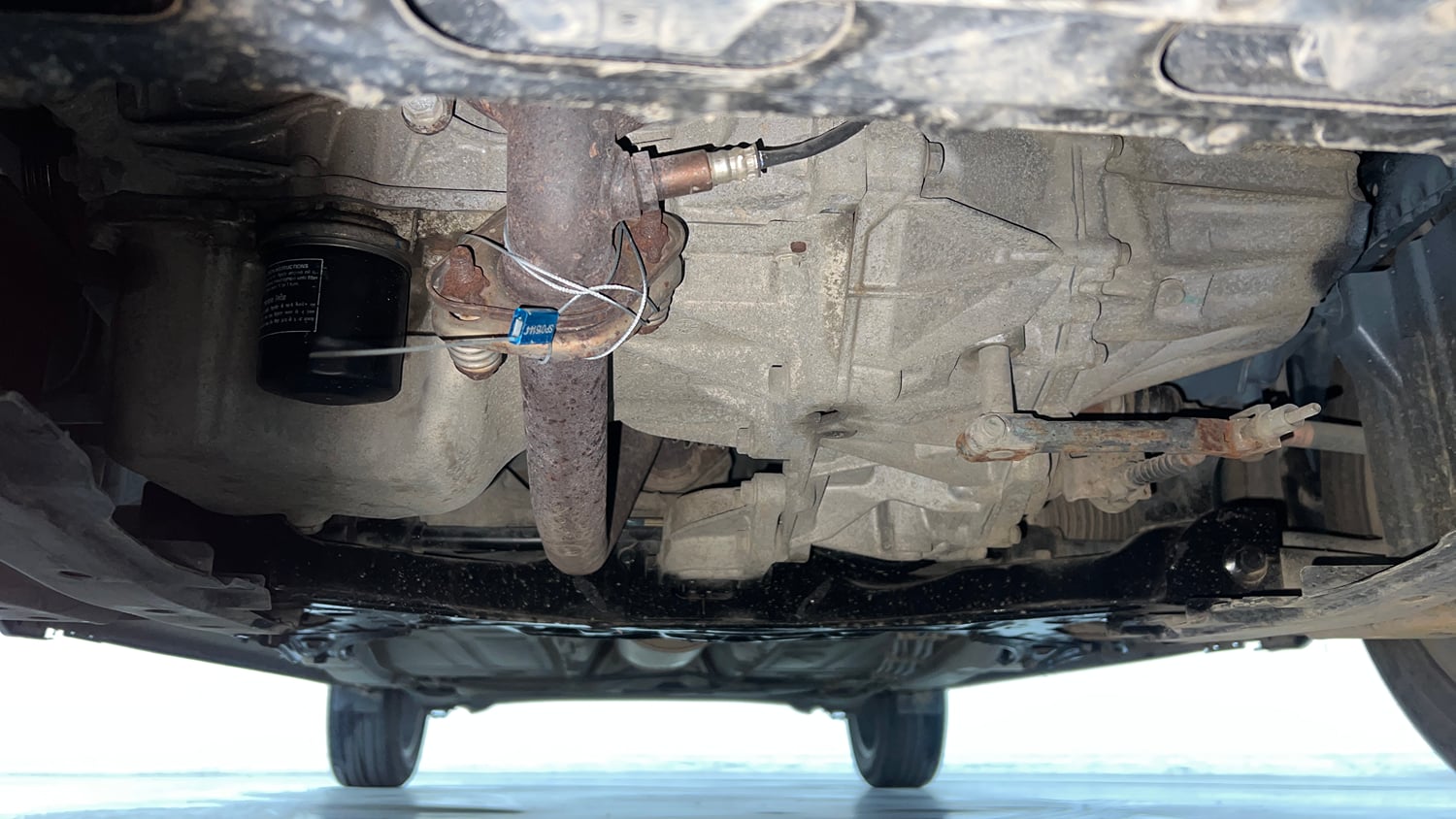 Used 2020 Maruti Suzuki Baleno Zeta Petrol Manual extra FRONT LEFT UNDERBODY VIEW