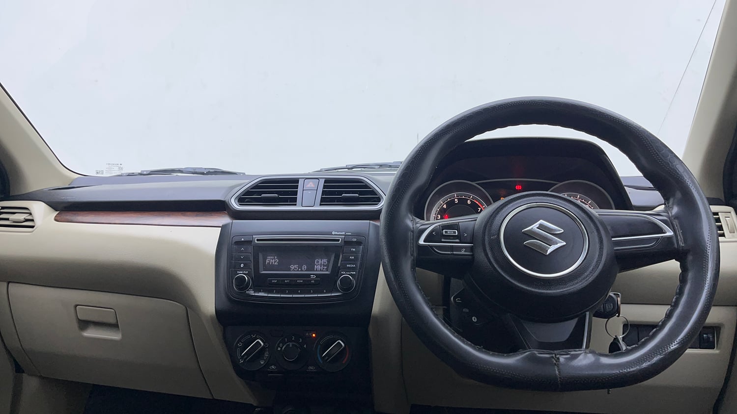 Used 2017 Maruti Suzuki Dzire VXi Petrol Manual interior DASHBOARD VIEW