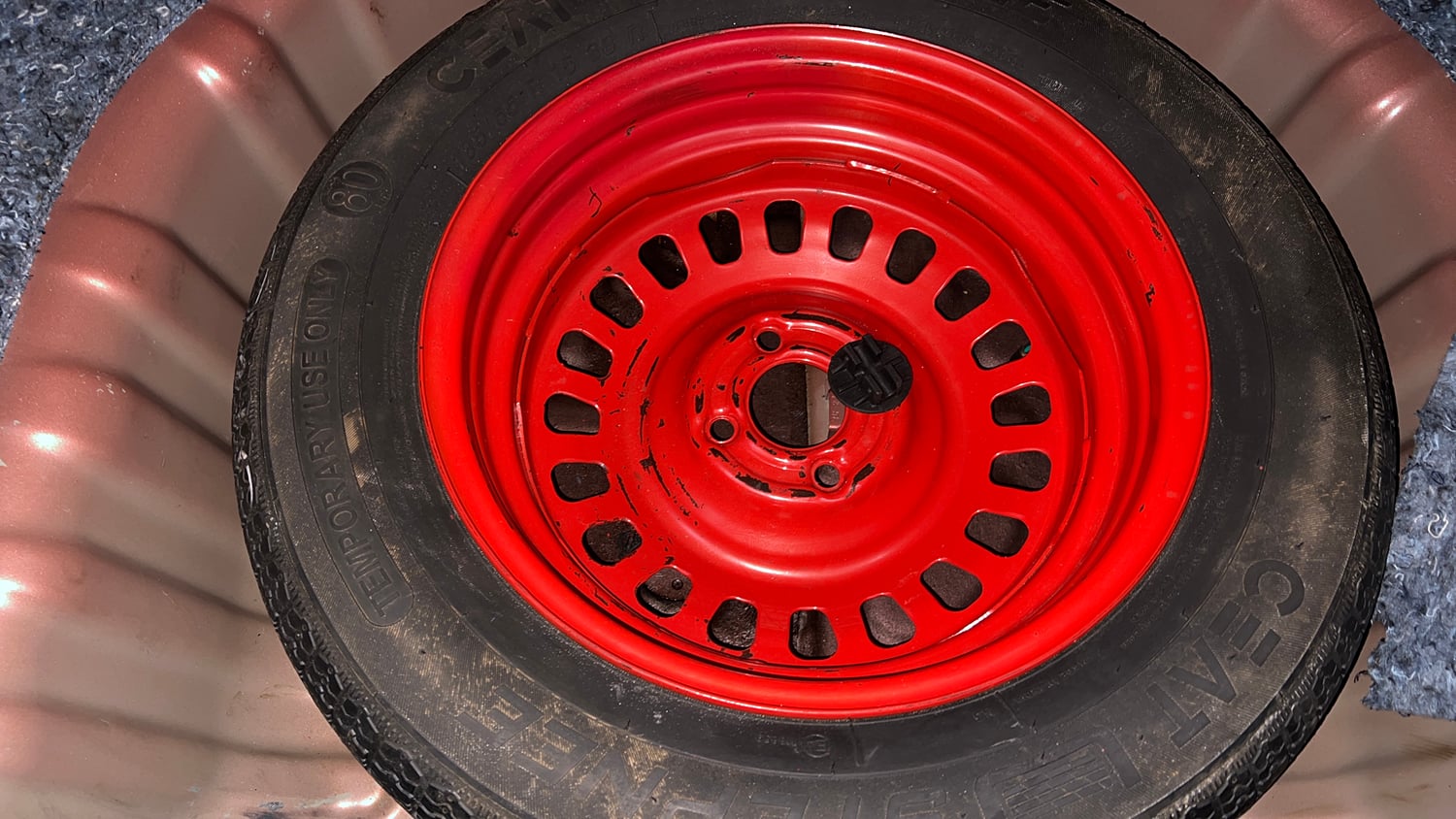 Used 2021 Nissan Magnite XV Premium Turbo (O) CVT Dual Tone Petrol Automatic tyres SPARE TYRE VIEW