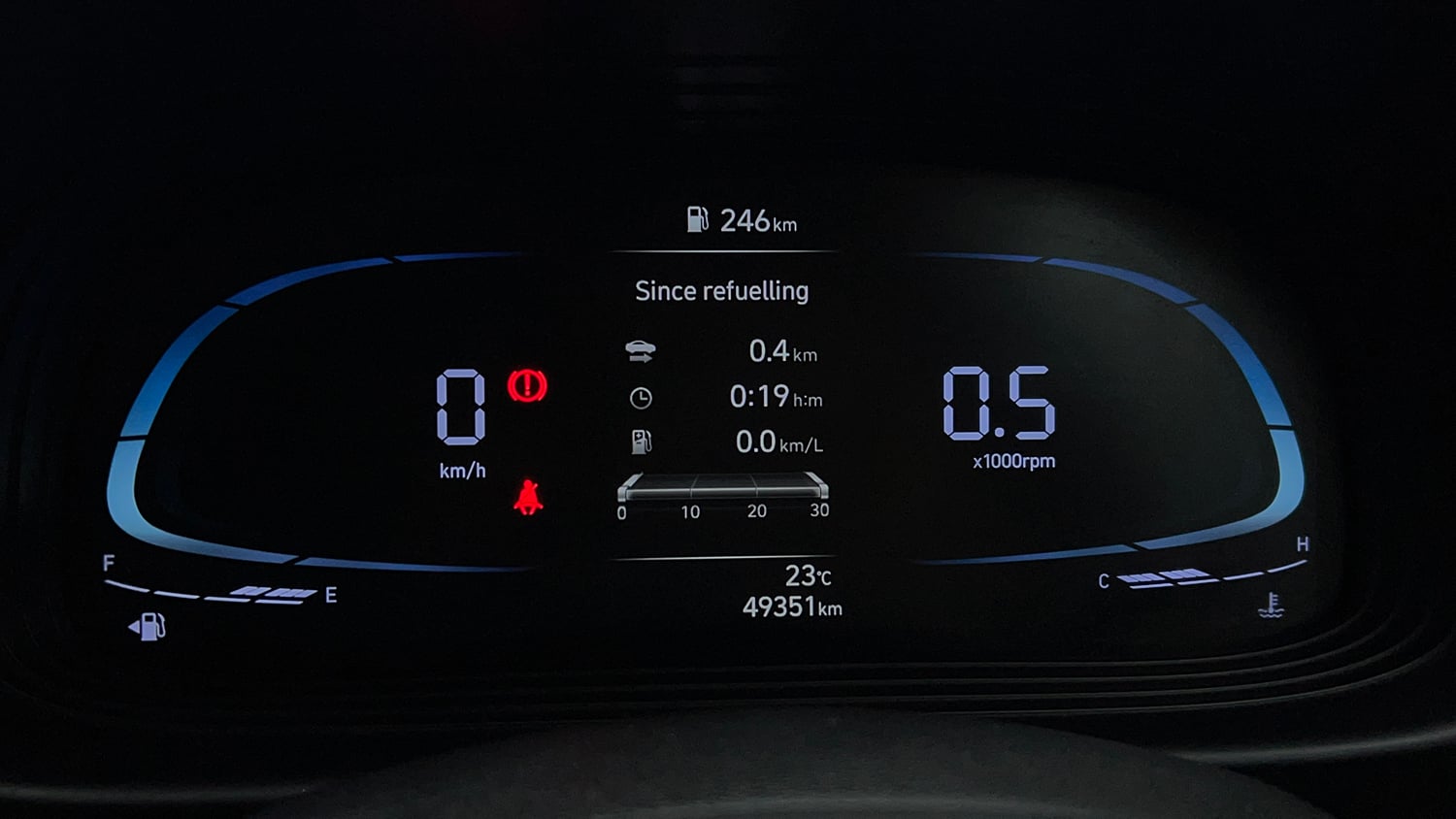 Used 2022 Hyundai Venue SX 1.2 Petrol Petrol Manual interior CLUSTERMETER VIEW