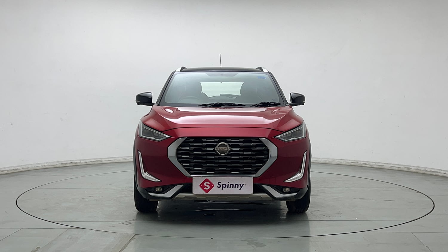 Used 2021 Nissan Magnite XV Premium Turbo (O) CVT Dual Tone Petrol Automatic exterior FRONT VIEW