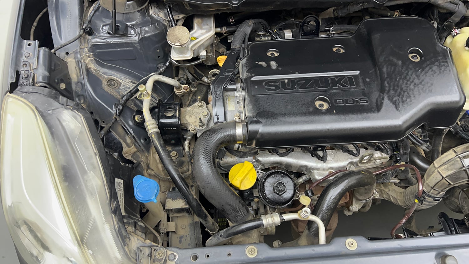 Used 2018 Maruti Suzuki Baleno Delta 1.3 Diesel Manual engine ENGINE RIGHT SIDE VIEW
