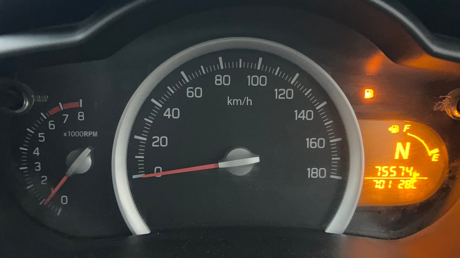 Used 2017 Maruti Suzuki Celerio ZXi AMT Petrol Automatic interior CLUSTERMETER VIEW
