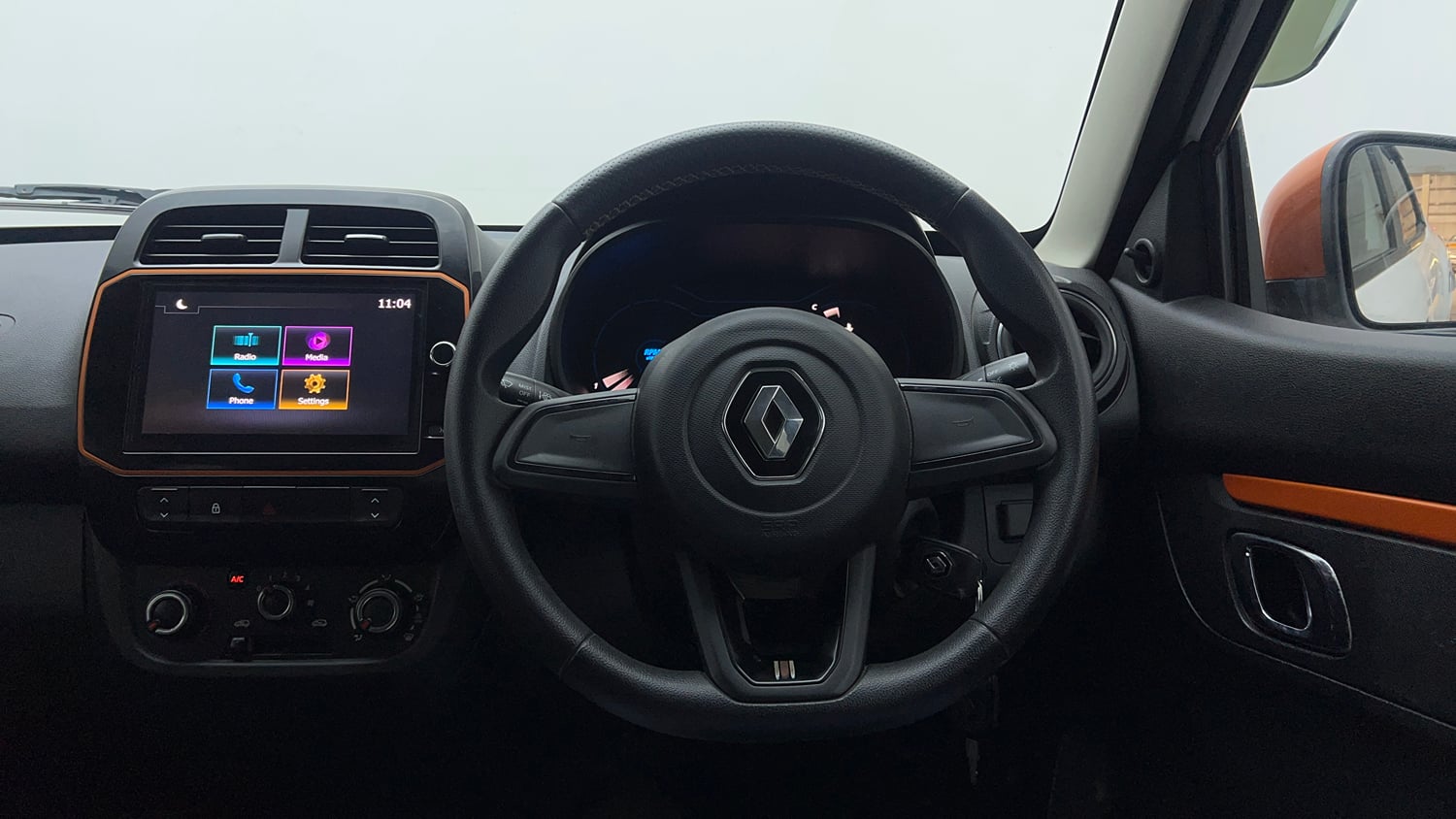 Used 2021 Renault Kwid CLIMBER 1.0 AMT Opt Petrol Automatic interior STEERING VIEW