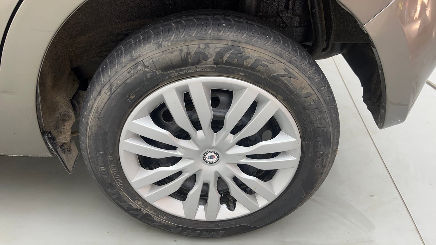 Used 2023 Maruti Suzuki Wagon R VXI 1.0 AGS Petrol Automatic tyres LEFT REAR TYRE RIM VIEW
