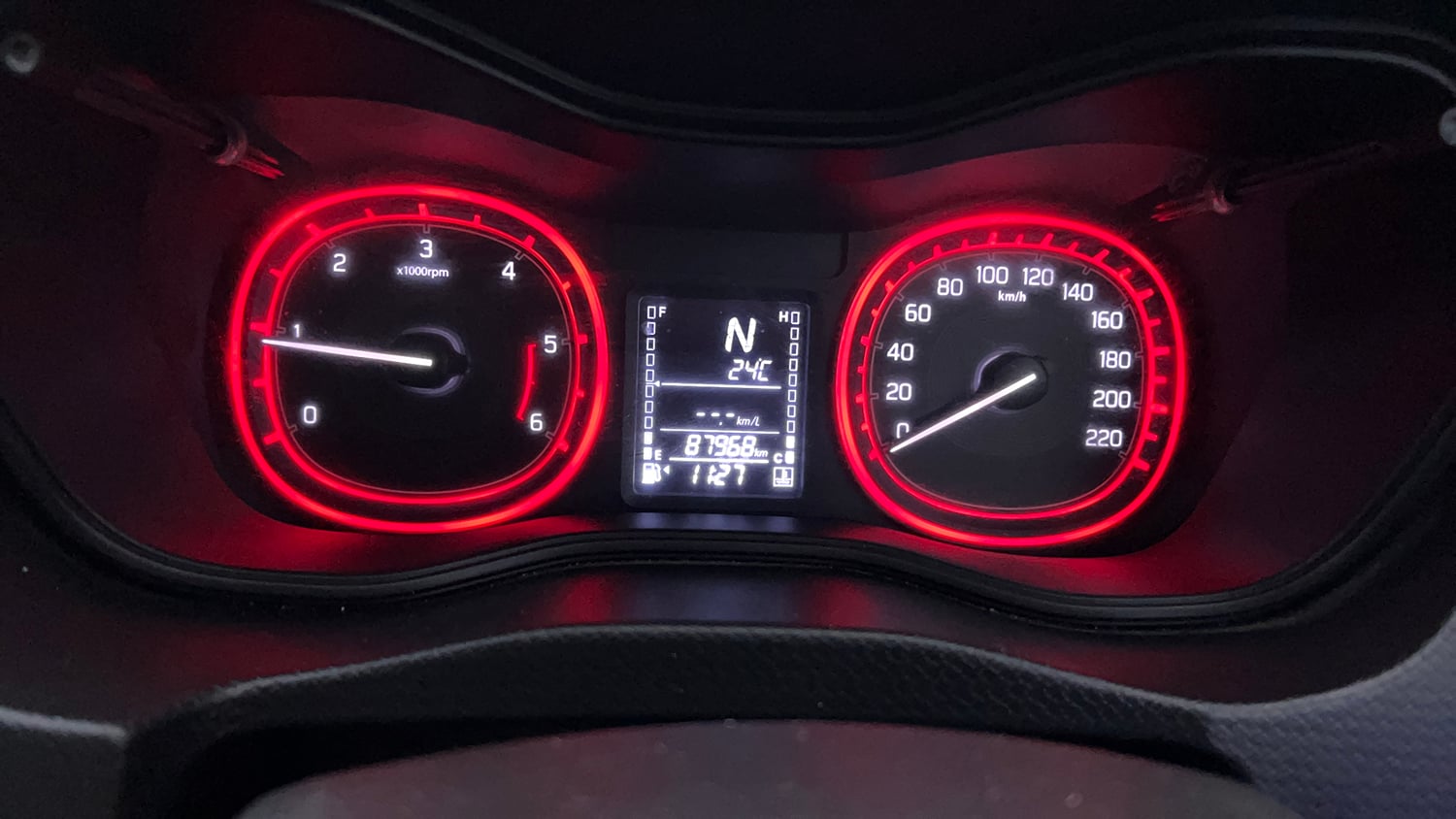 Used 2018 maruti-suzuki Vitara Brezza ZDi Plus AGS Diesel Automatic interior CLUSTERMETER VIEW