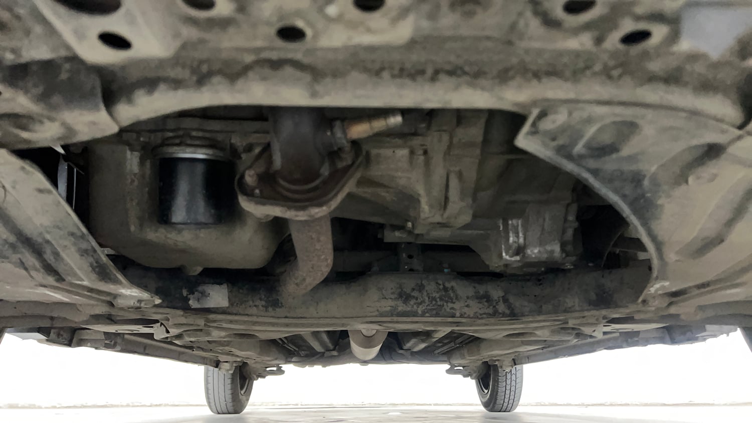 Used 2012 Maruti Suzuki Swift Dzire VXI Petrol Manual extra FRONT LEFT UNDERBODY VIEW