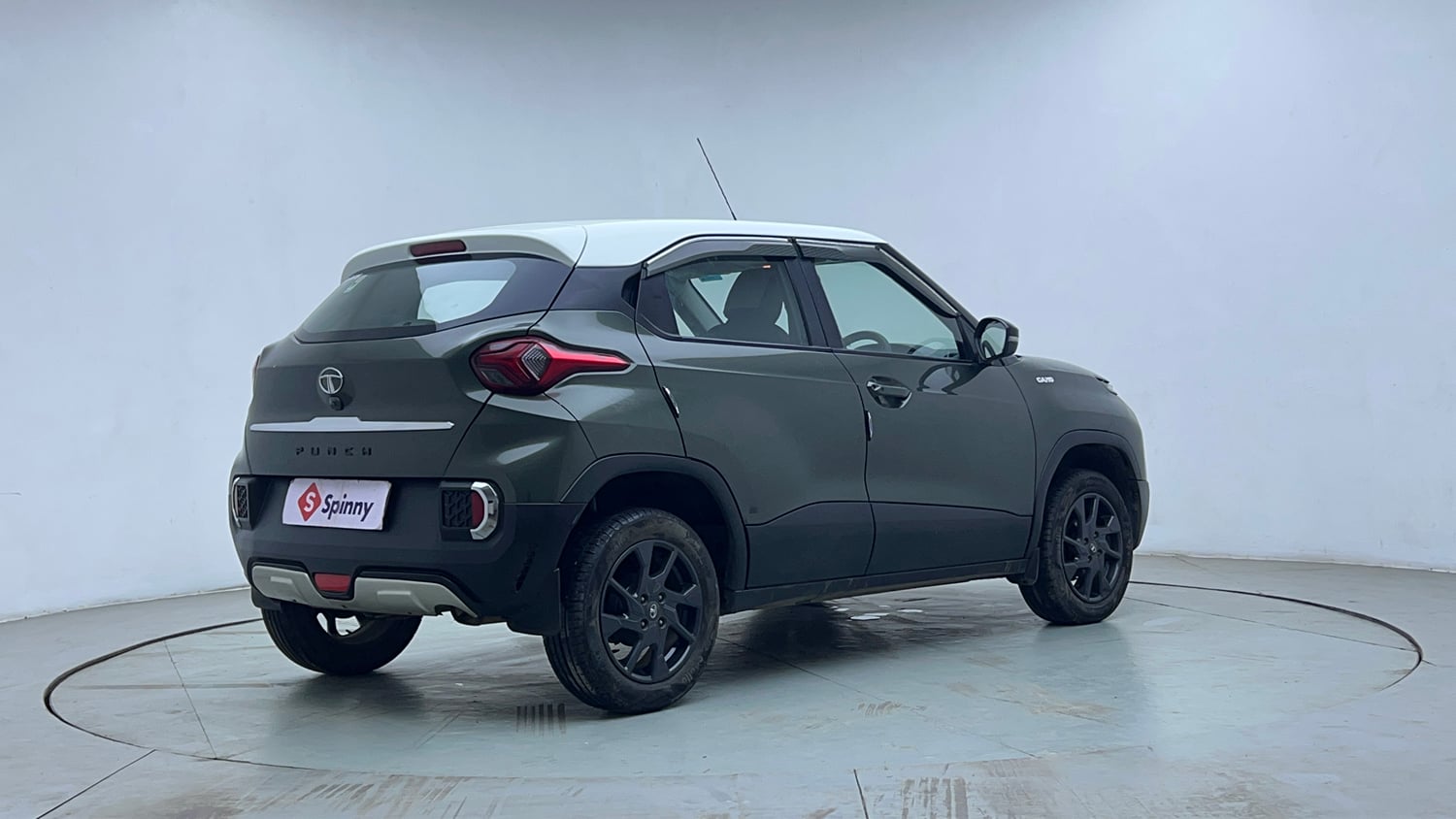 Used 2022 Tata Punch Camo Accomplished Dazzle AMT Petrol Automatic exterior RIGHT REAR CORNER VIEW