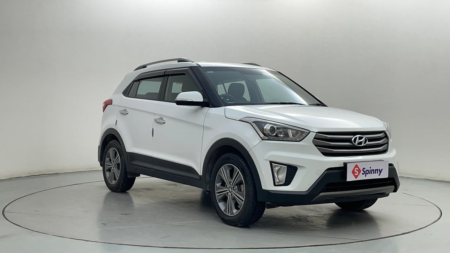 Used 2016 Hyundai Creta 1.6 SX Plus AT Petrol Petrol Automatic exterior RIGHT FRONT CORNER VIEW