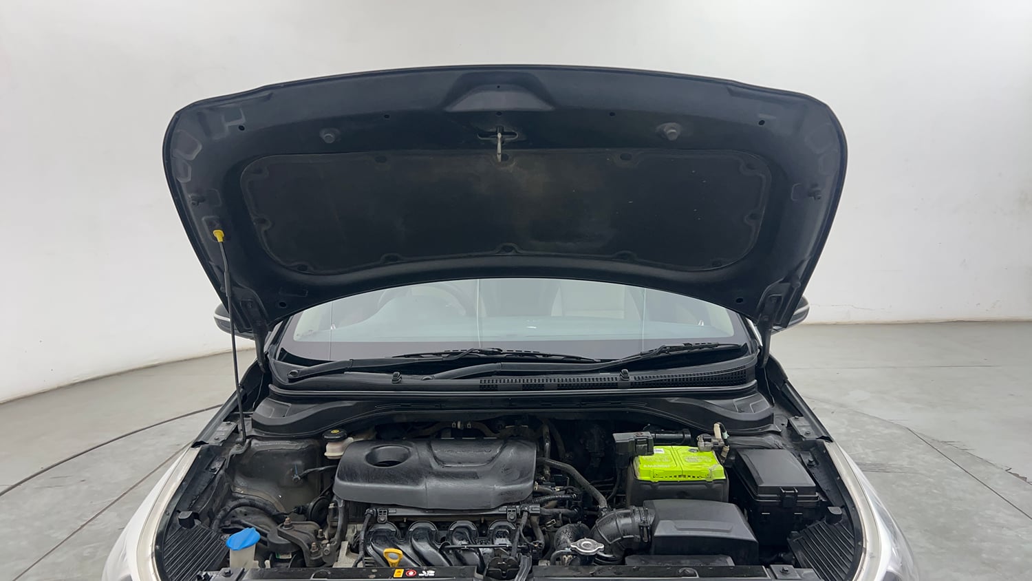 Used 2018 Hyundai Verna SX (O) 1.6 VTVT AT Petrol Automatic engine ENGINE & BONNET OPEN FRONT VIEW