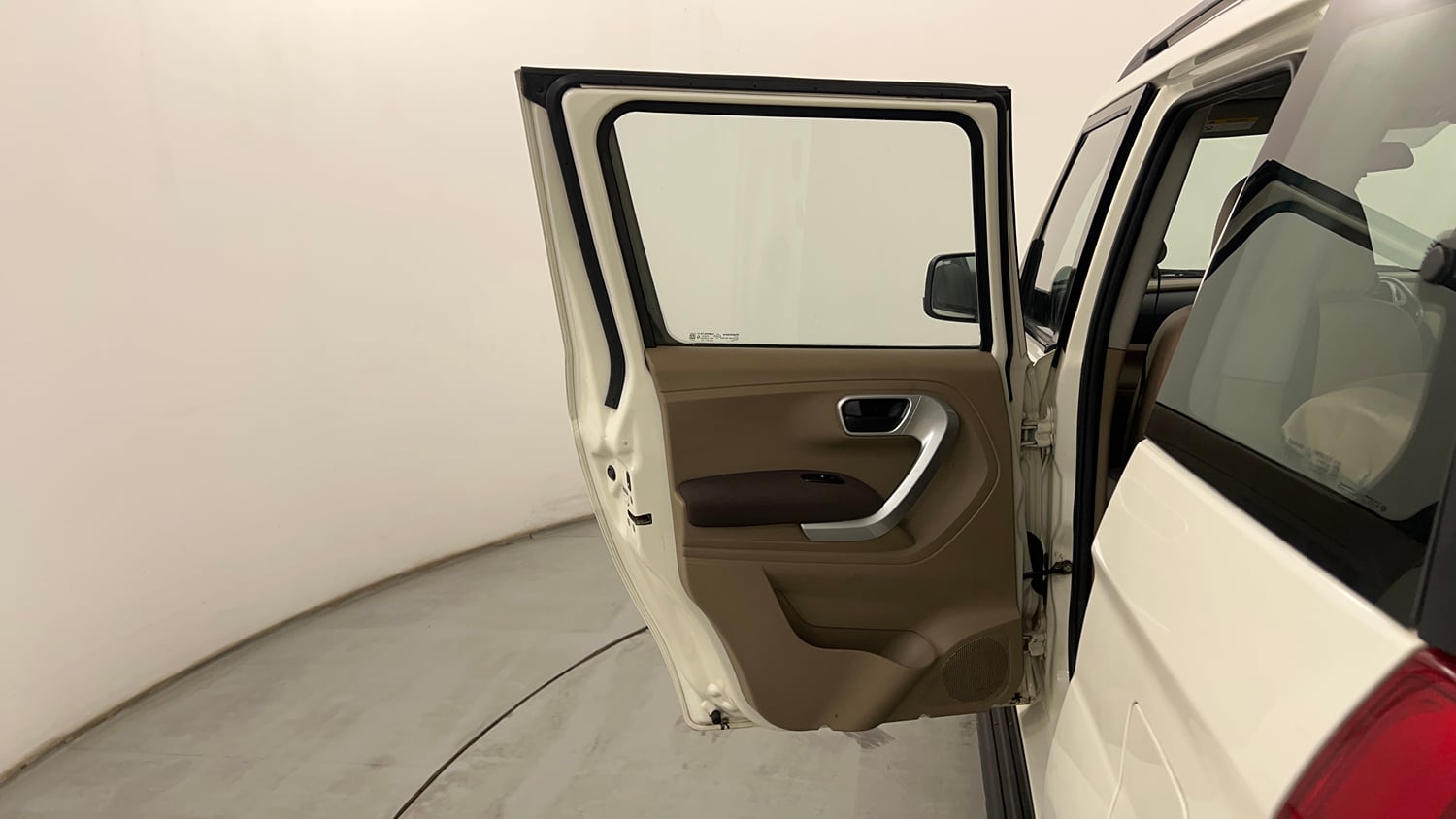 Used 2016 Mahindra TUV300 T8 Diesel Manual interior LEFT REAR DOOR OPEN VIEW