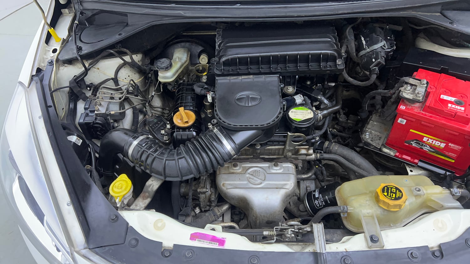 Used 2017 Tata Tiago Revotron XZ Petrol Manual engine ENGINE RIGHT SIDE VIEW
