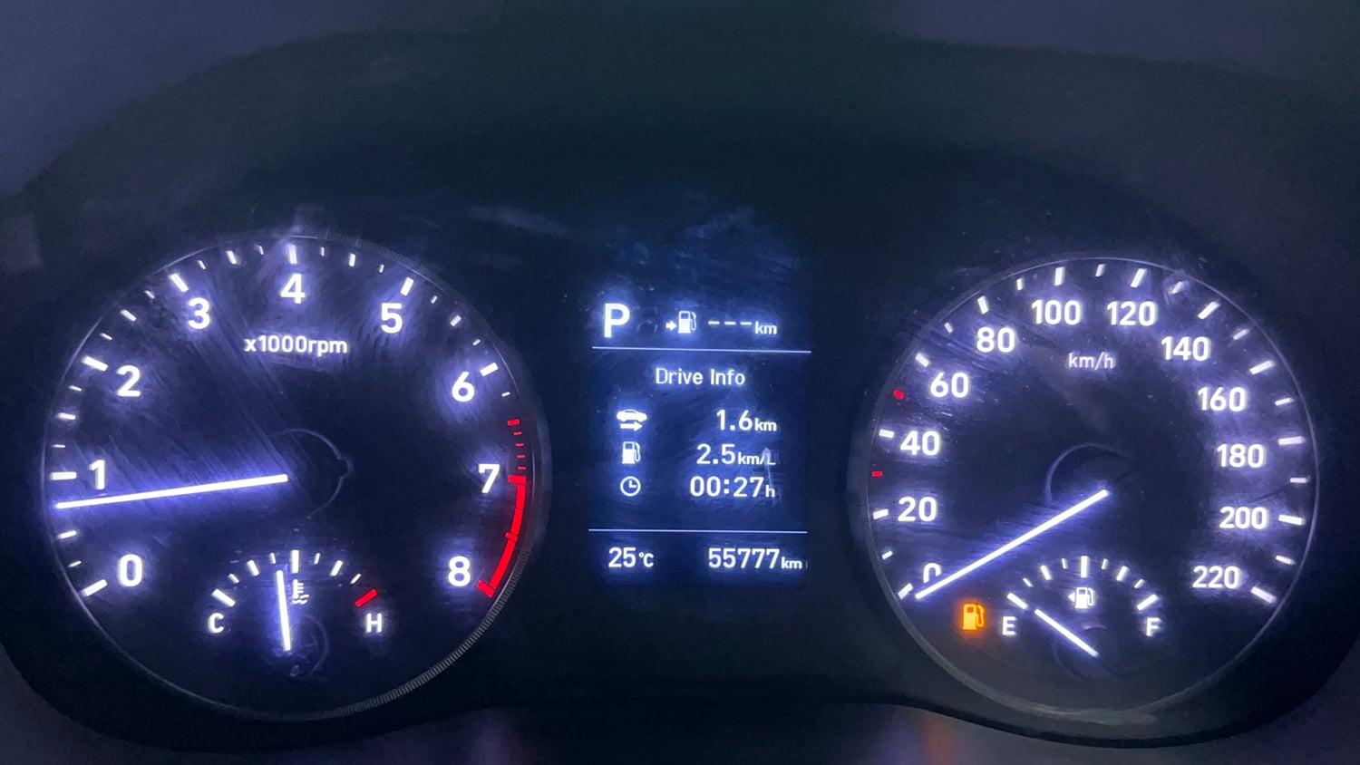 Used 2018 Hyundai Verna SX (O) 1.6 VTVT AT Petrol Automatic interior CLUSTERMETER VIEW