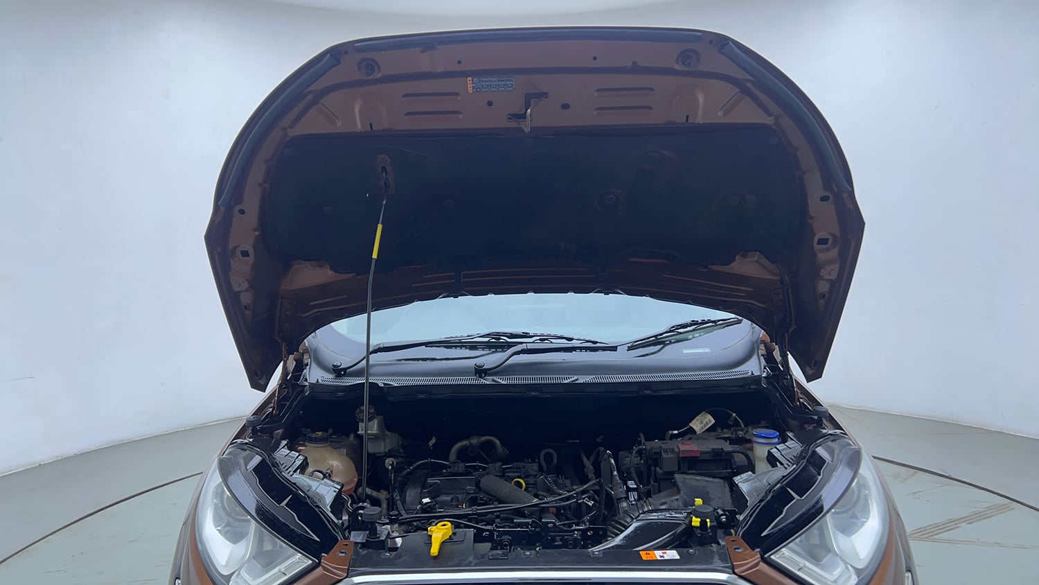 Used 2019 Ford EcoSport Titanium 1.5L Ti-VCT Petrol Manual engine ENGINE & BONNET OPEN FRONT VIEW