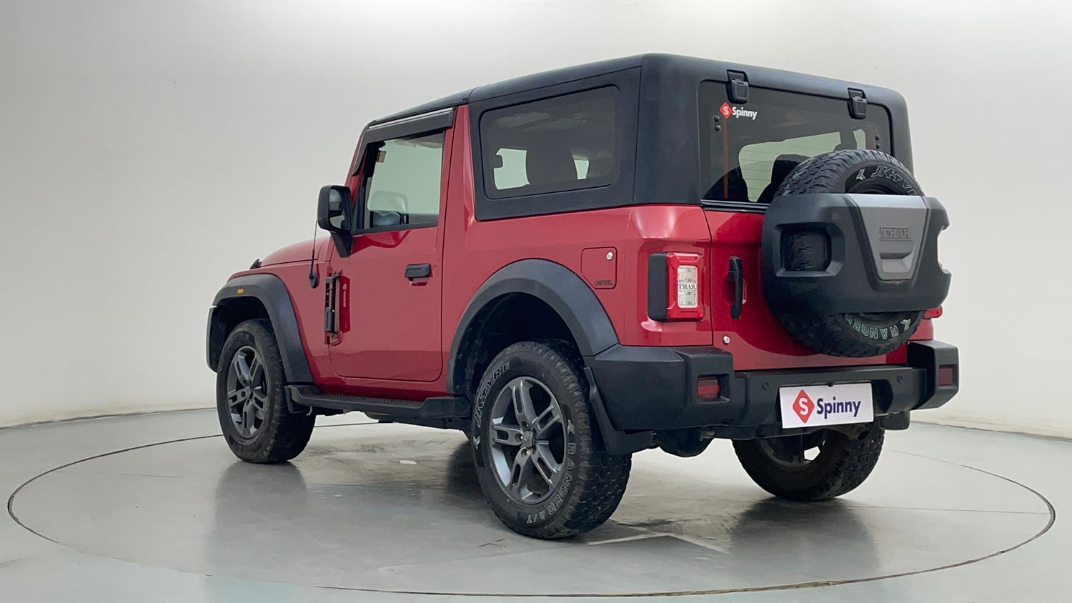Used 2025 Mahindra Thar LX Hard Top Diesel MT RWD Diesel Manual exterior LEFT REAR CORNER VIEW