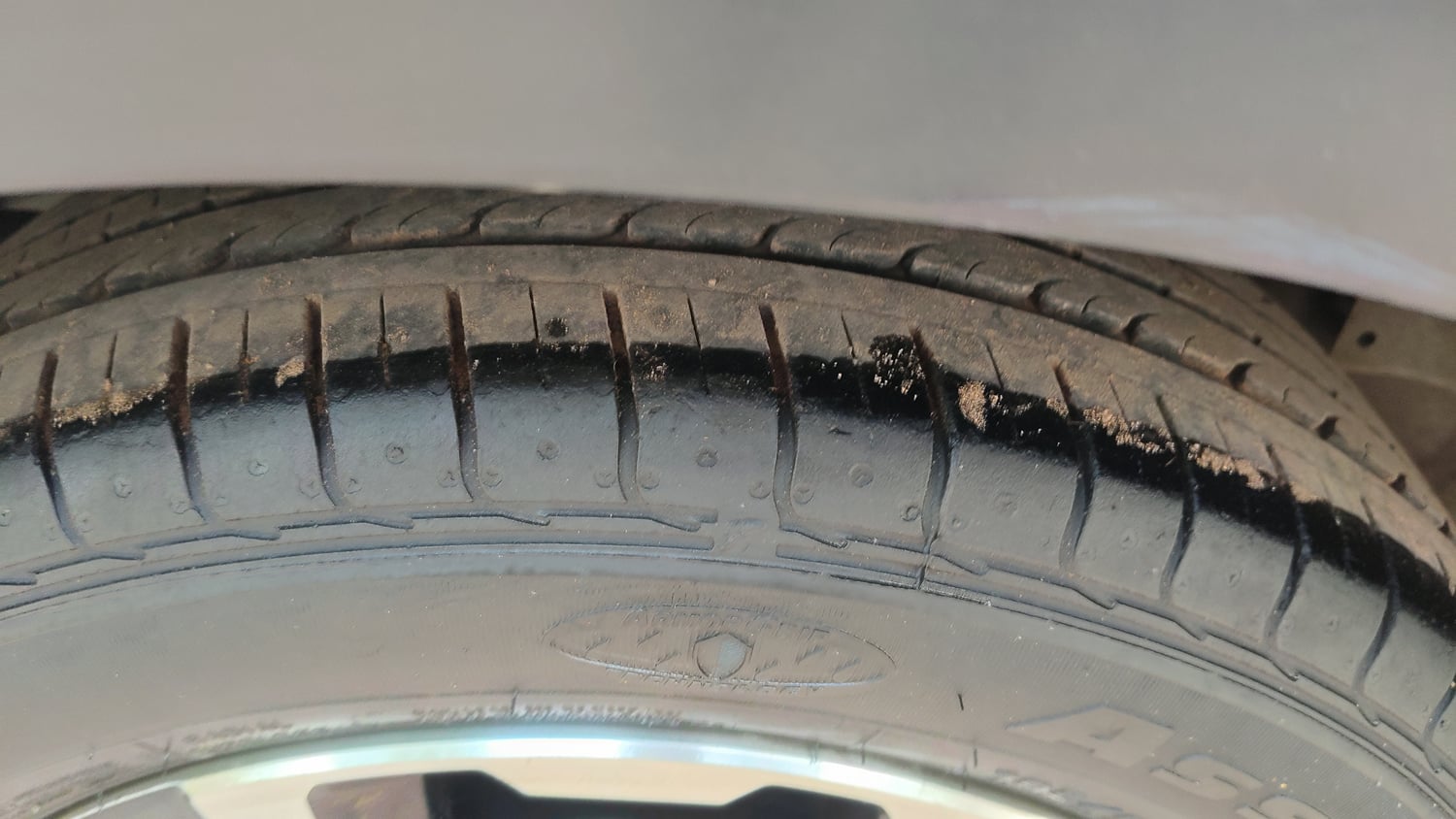 Used 2021 Honda WR-V SV MT Petrol Petrol Manual tyres RIGHT REAR TYRE TREAD VIEW