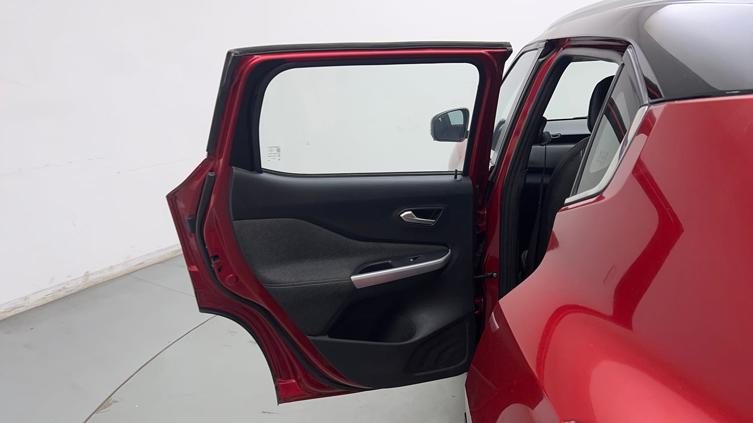 Used 2021 Nissan Magnite XV Premium Turbo (O) CVT Dual Tone Petrol Automatic interior LEFT REAR DOOR OPEN VIEW