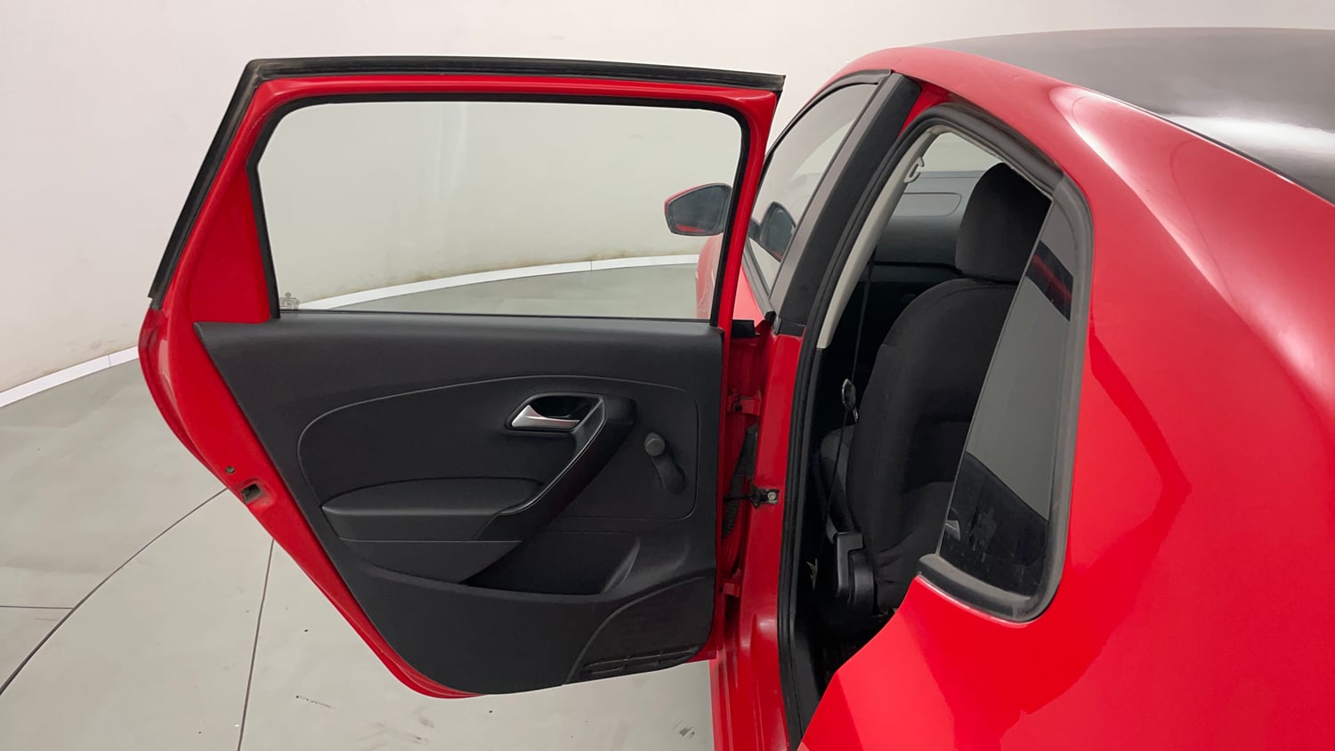 Used 2019 Volkswagen Polo Trendline 1.0L (P) Petrol Manual interior LEFT REAR DOOR OPEN VIEW