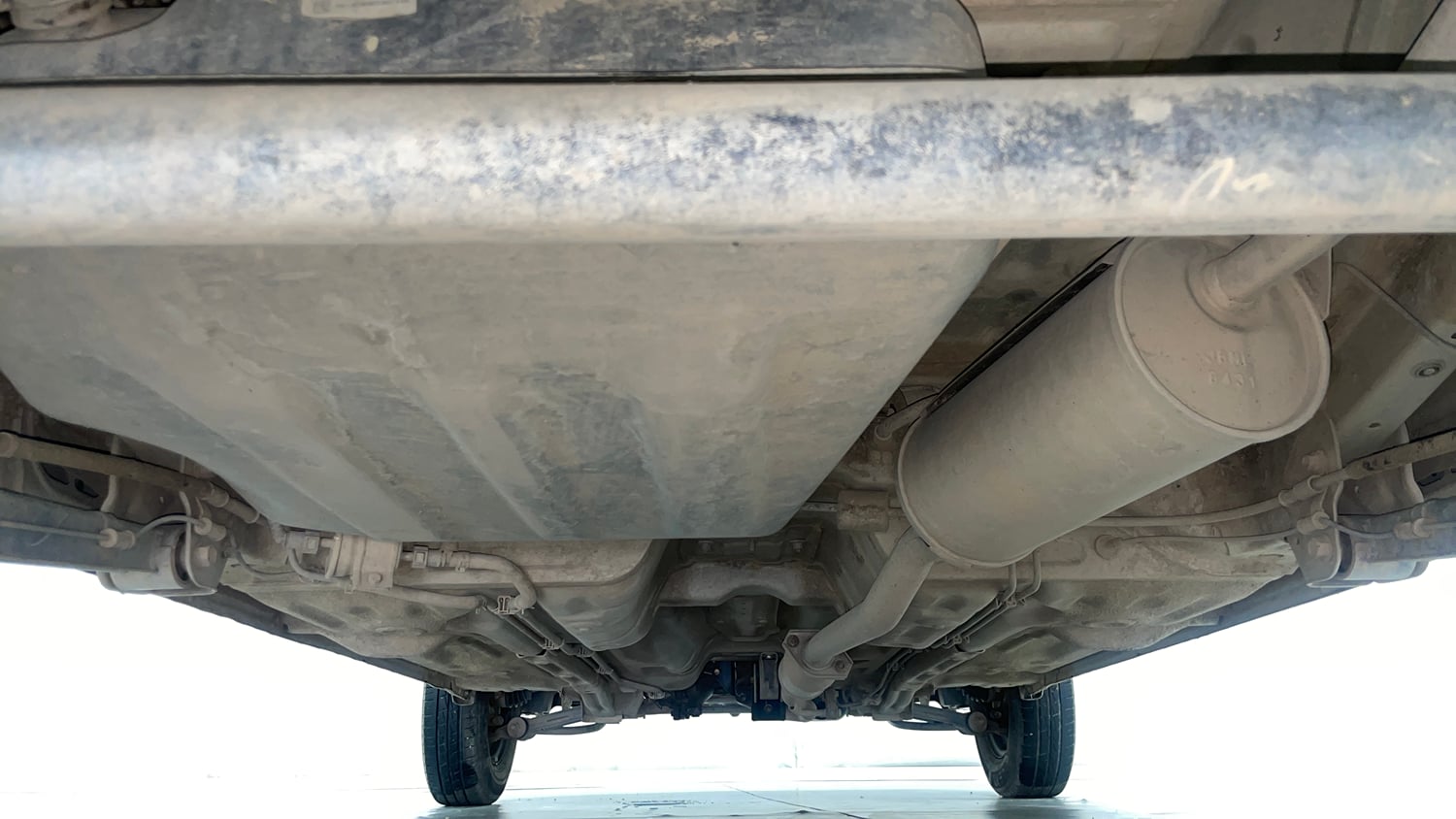 Used 2021 Maruti Suzuki Alto 800 VXi Petrol Manual extra REAR UNDERBODY VIEW (TAKEN FROM REAR)