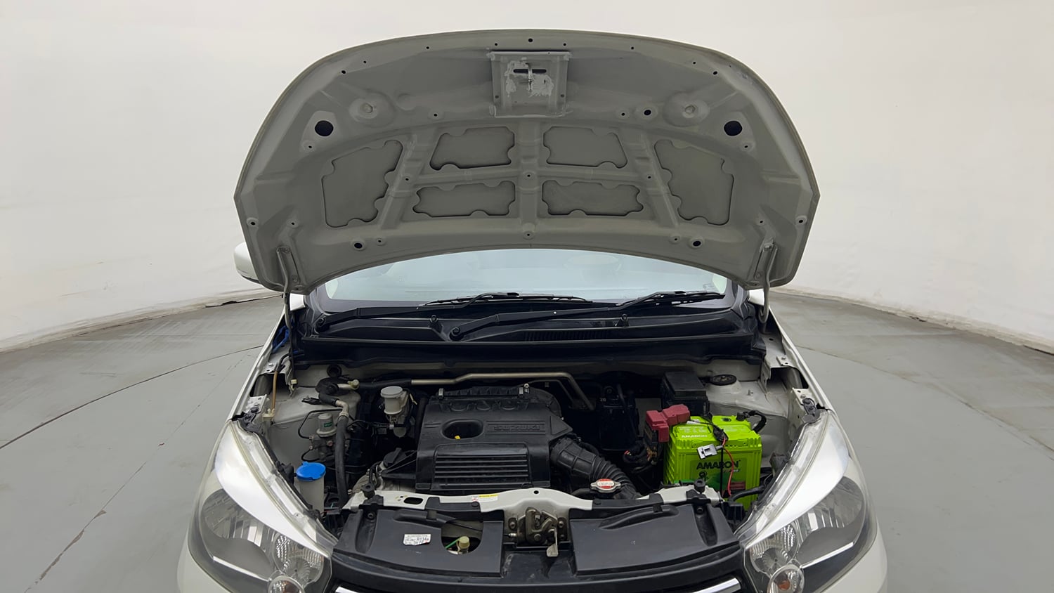 Used 2017 Maruti Suzuki Celerio ZXi Petrol Manual engine ENGINE & BONNET OPEN FRONT VIEW