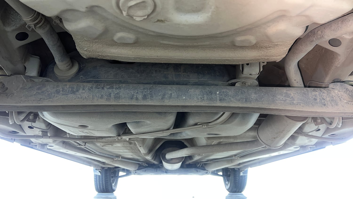 Used 2022 Maruti Suzuki S-Presso VXi Plus Petrol Manual extra REAR UNDERBODY VIEW (TAKEN FROM REAR)