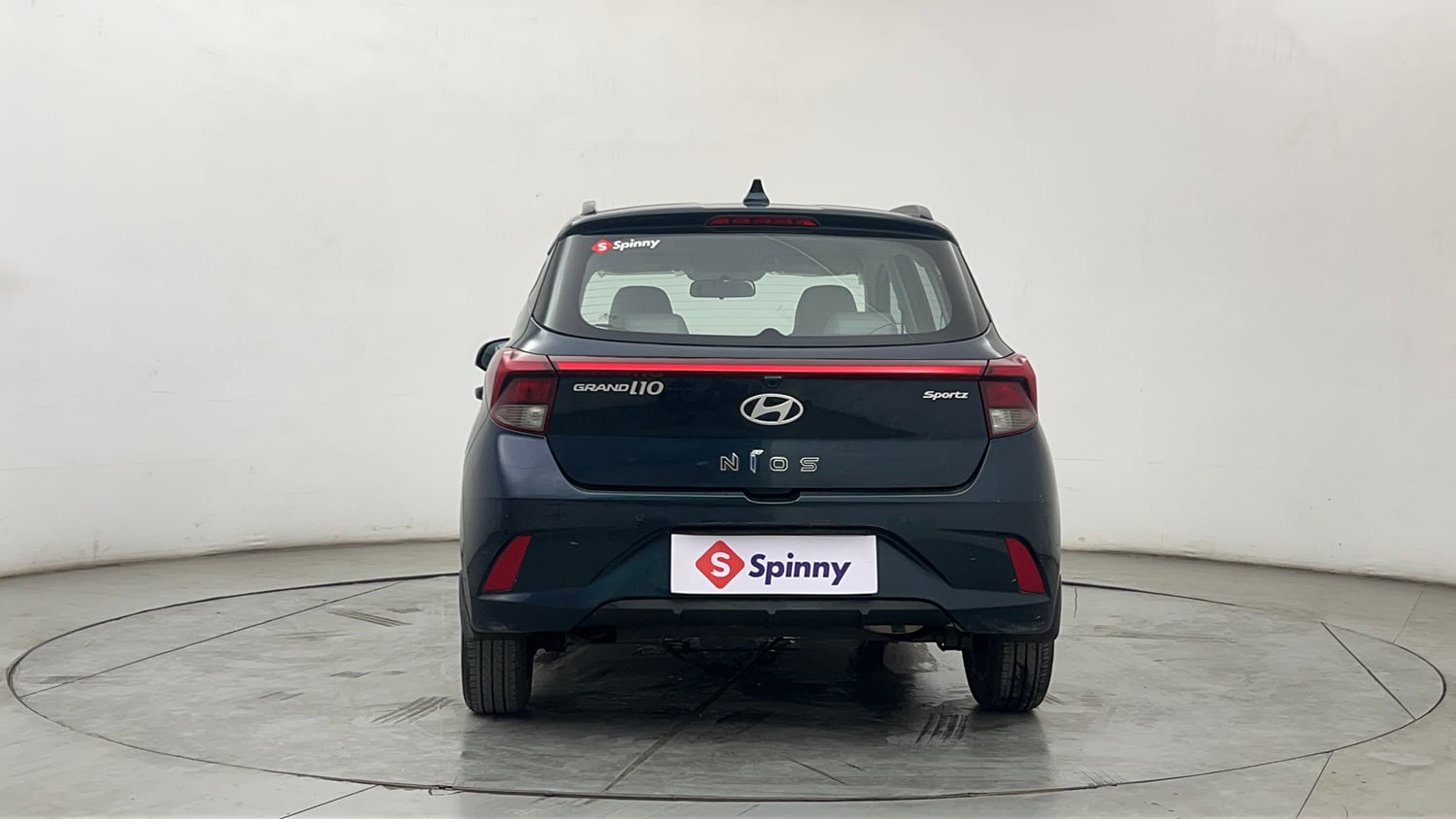 Used 2024 Hyundai Grand i10 Nios Sportz 1.2 Kappa AMT Petrol Automatic exterior BACK VIEW