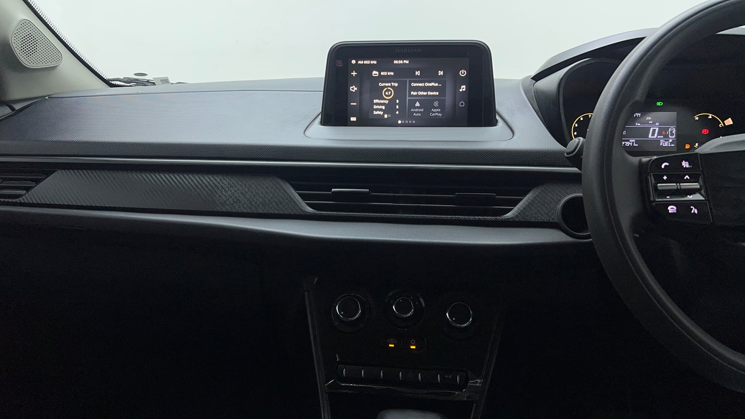Used 2024 Tata Nexon Smart Plus 1.2 Petrol 6AMT Petrol Automatic interior MUSIC SYSTEM & AC CONTROL VIEW