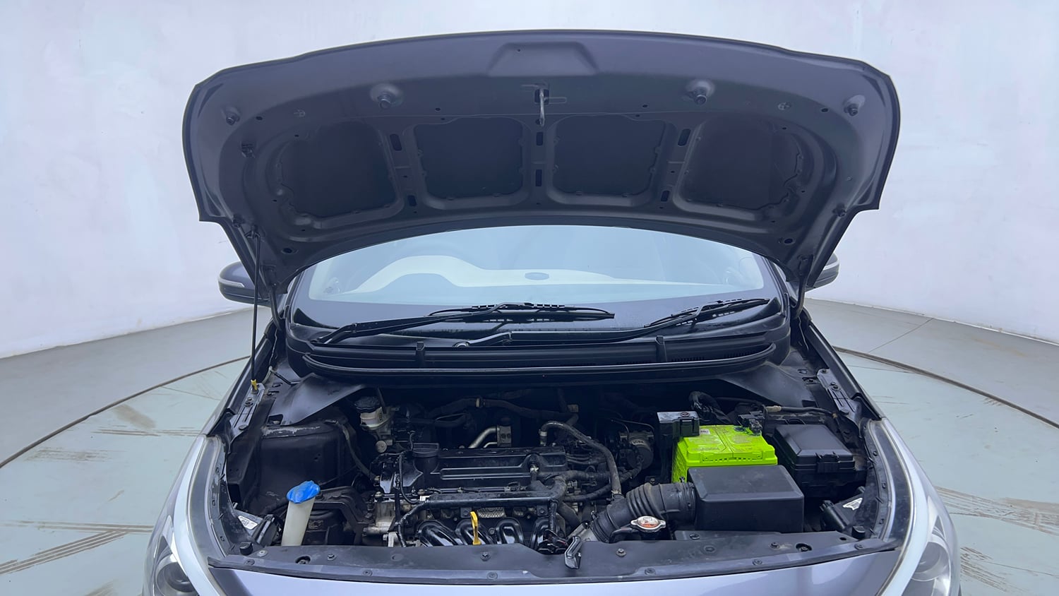 Used 2016 Hyundai Elite i20 Asta 1.2 Petrol Manual engine ENGINE & BONNET OPEN FRONT VIEW