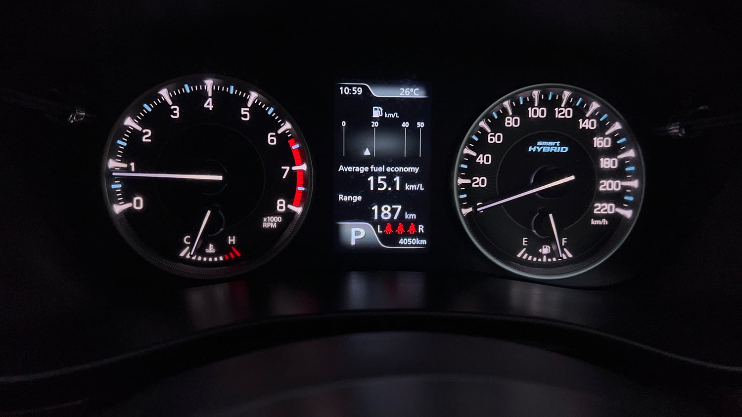 Used 2024 Maruti Suzuki Fronx Alpha 1.0L Turbo 6 AT Petrol Automatic interior CLUSTERMETER VIEW