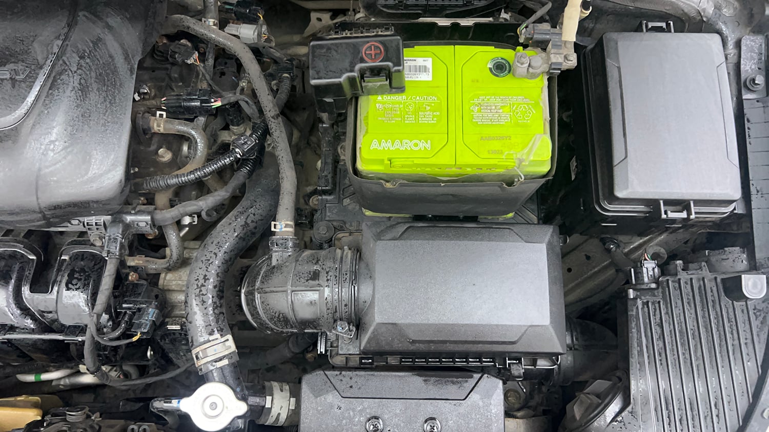 Used 2018 Hyundai Verna SX (O) 1.6 VTVT AT Petrol Automatic engine ENGINE LEFT SIDE VIEW