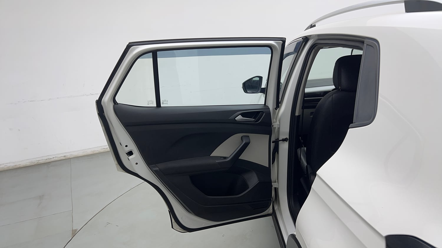 Used 2022 Volkswagen Taigun Highline 1.0 TSI MT Petrol Manual interior LEFT REAR DOOR OPEN VIEW
