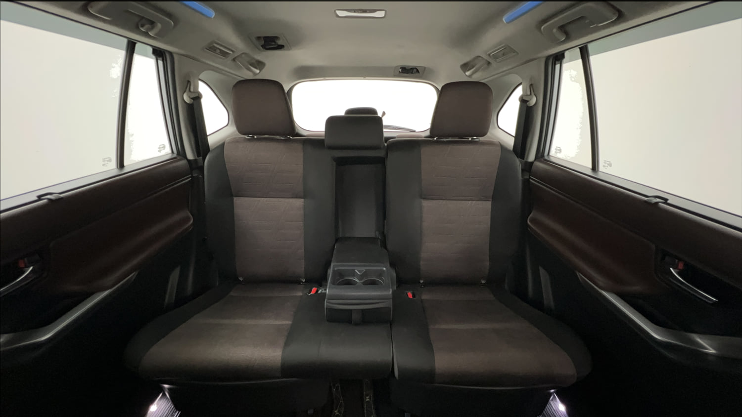 Used 2023 Toyota Innova Hycross VX Hybrid 8 STR Hybrid Automatic interior REAR SEAT CONDITION VIEW