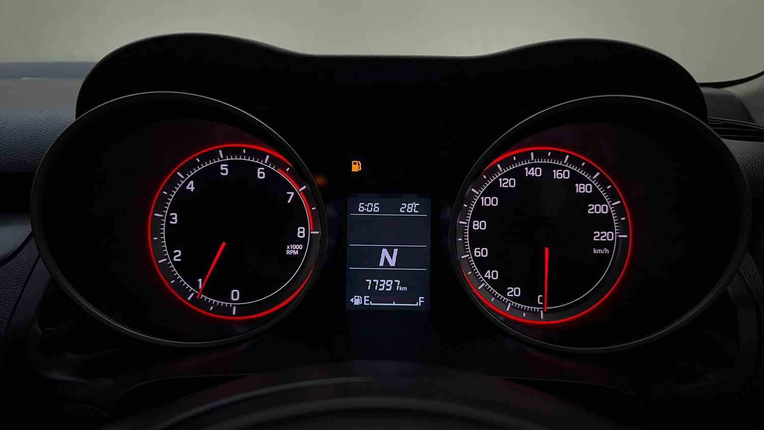 Used 2020 Maruti Suzuki Swift ZXi Plus AMT Petrol Automatic interior CLUSTERMETER VIEW