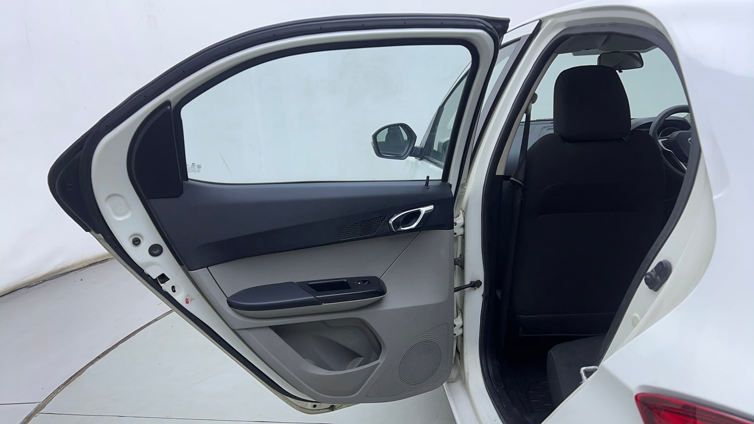 Used 2017 Tata Tiago Revotron XZ Petrol Manual interior LEFT REAR DOOR OPEN VIEW