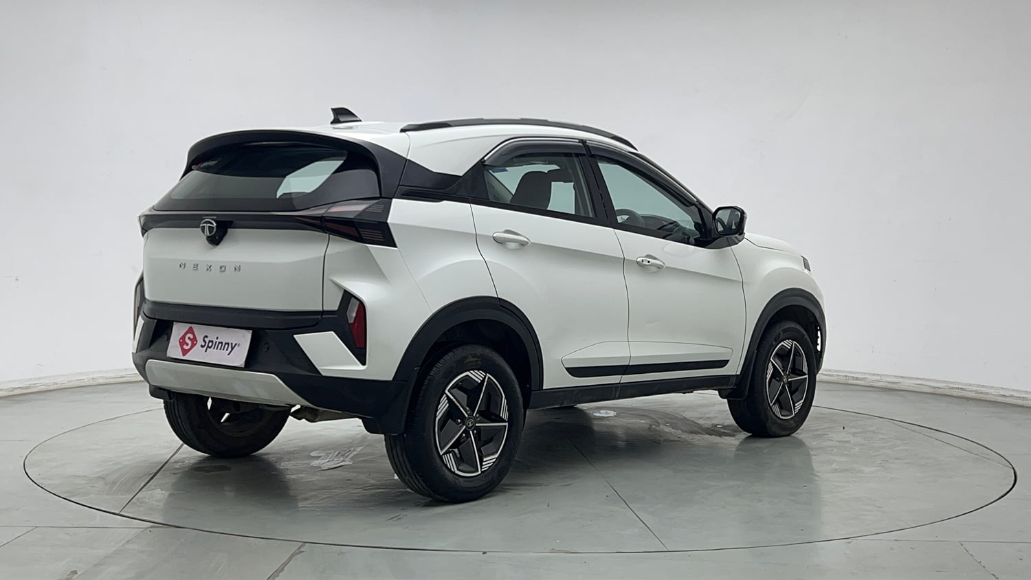 Used 2024 Tata Nexon Creative Plus 1.2 Revotron Petrol 7DCA Petrol Automatic exterior RIGHT REAR CORNER VIEW