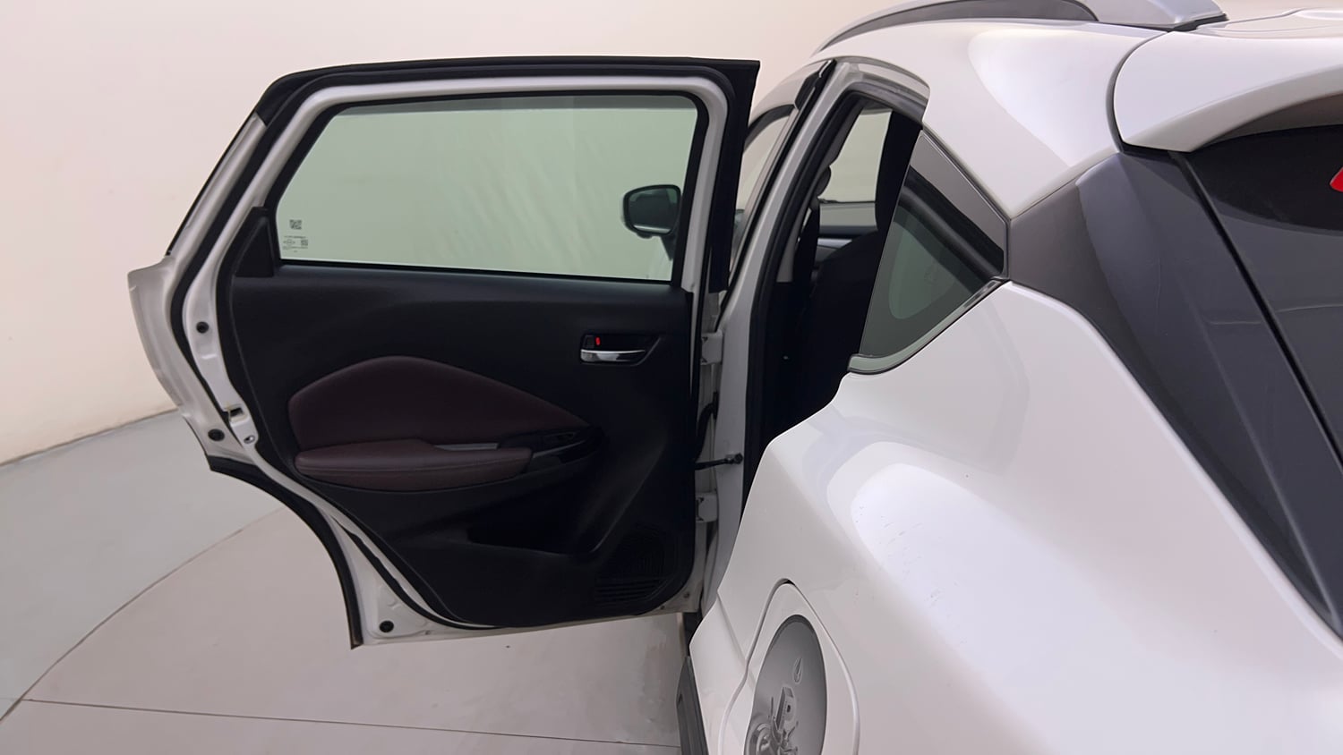 Used 2024 Maruti Suzuki Fronx Alpha 1.0L Turbo 6 AT Petrol Automatic interior LEFT REAR DOOR OPEN VIEW