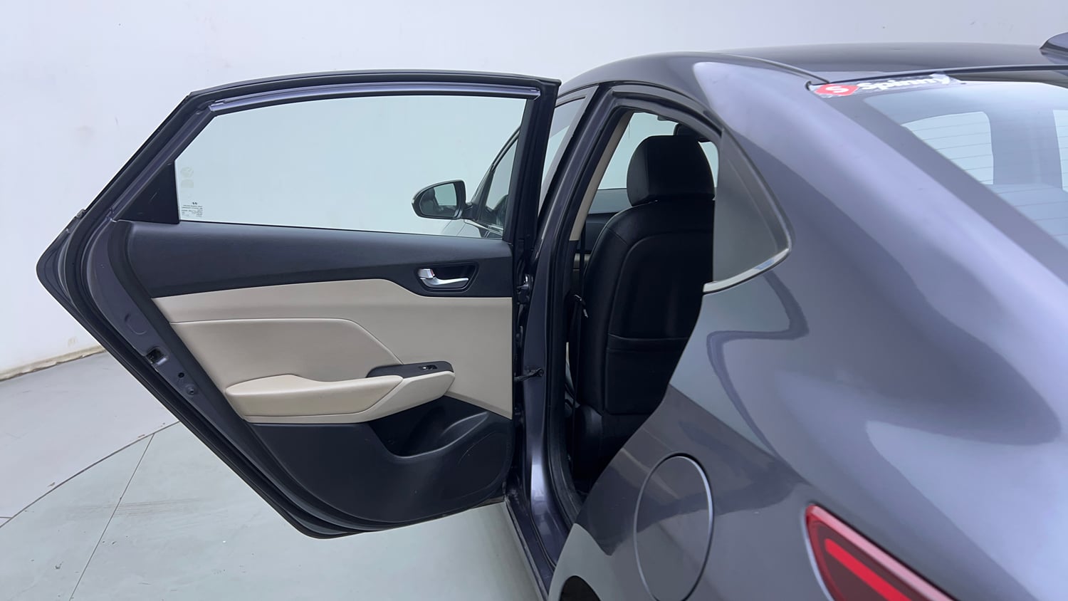 Used 2017 Hyundai Verna SX (O) 1.6 VTVT AT Petrol Automatic interior LEFT REAR DOOR OPEN VIEW