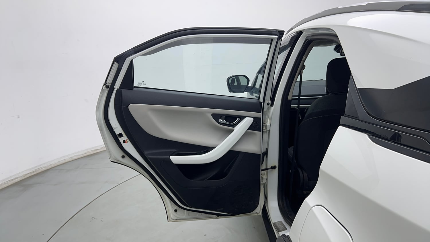 Used 2024 Tata Nexon Creative Plus 1.2 Revotron Petrol 7DCA Petrol Automatic interior LEFT REAR DOOR OPEN VIEW