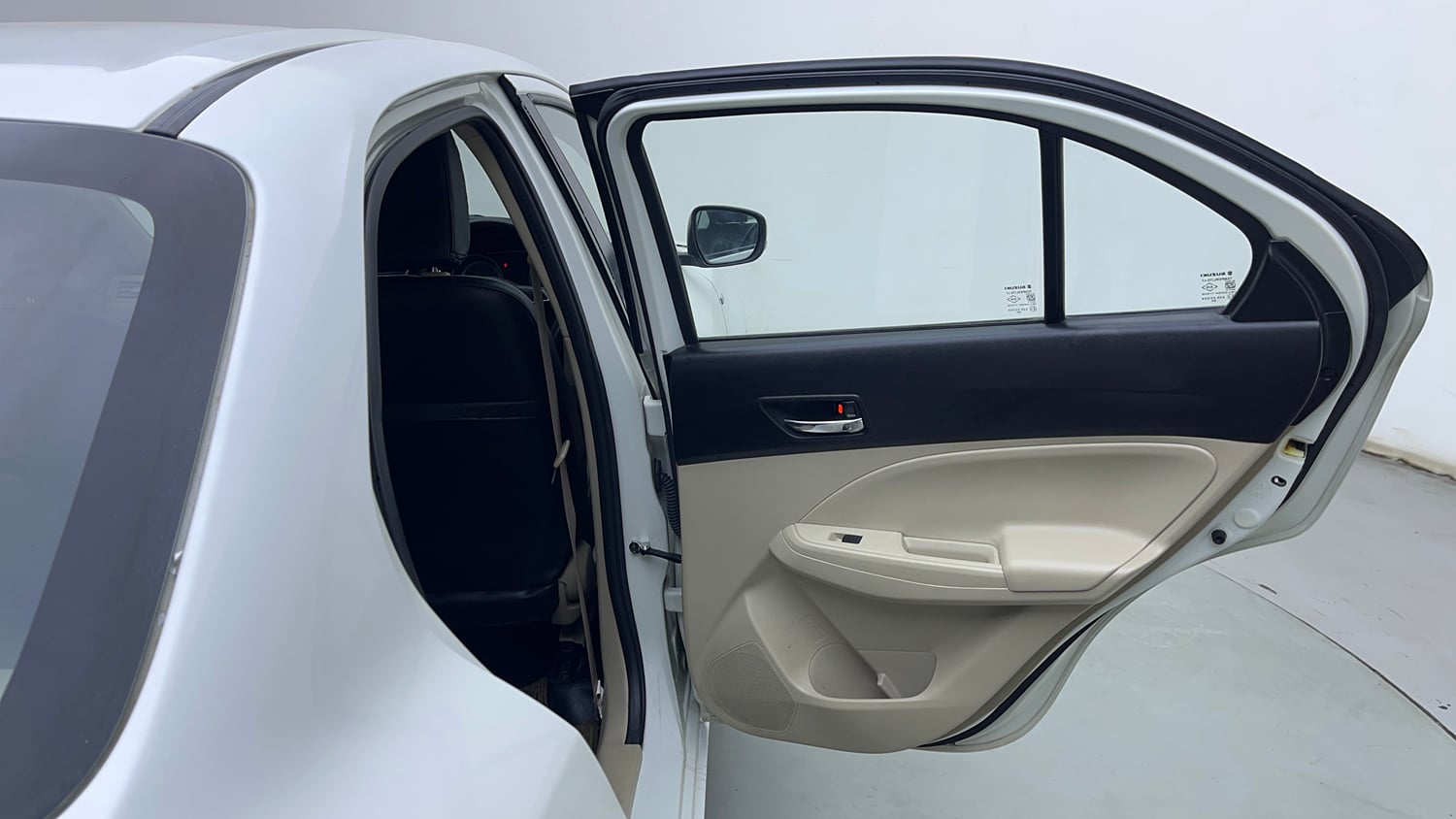 Used 2017 Maruti Suzuki Dzire VXi Petrol Manual interior RIGHT REAR DOOR OPEN VIEW